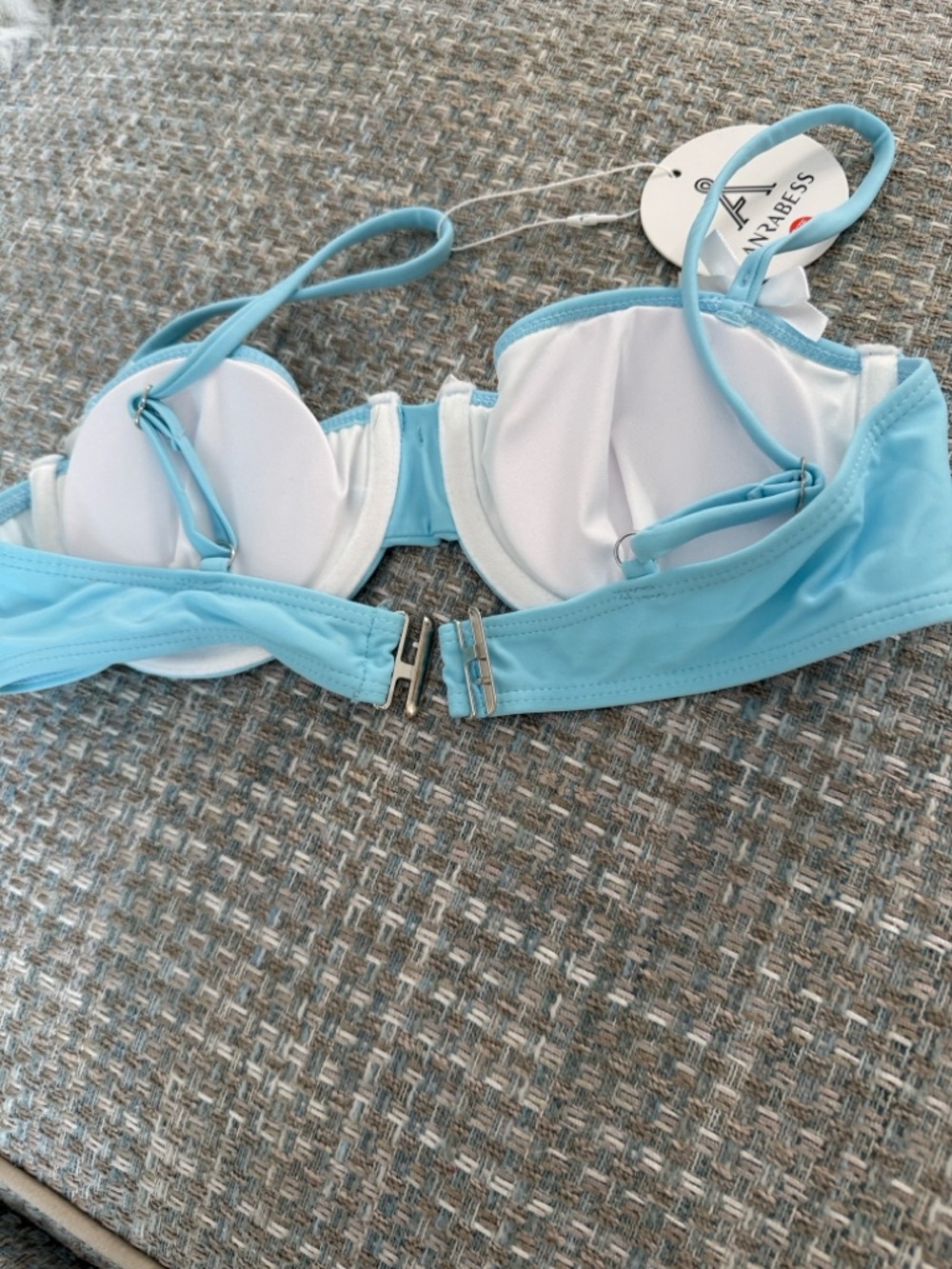 Light Blue Ruffle Bikini Set by - Picture 8 of 8